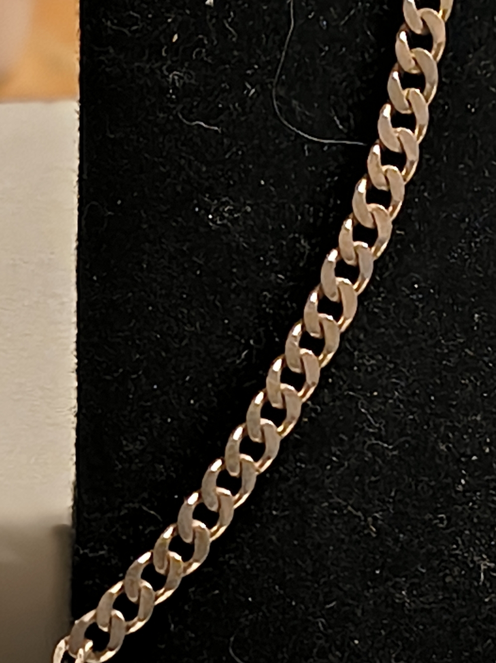 Classic Sterling Silver Curb Chain Bracelet 7-7.5 Inches